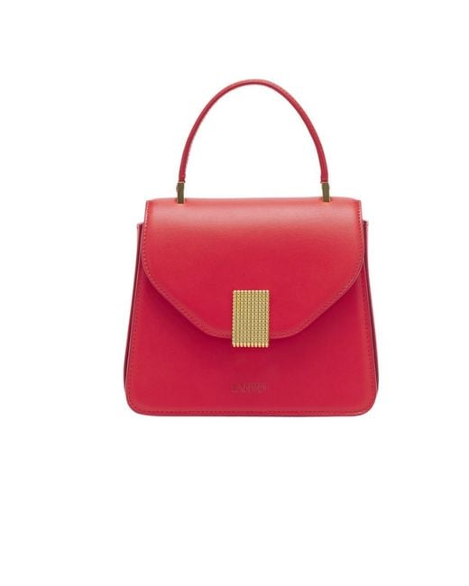 Lanvin Red Concerto Tote Bag
