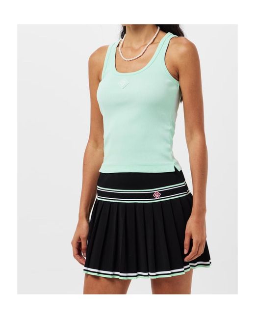 Casablanca Green Logo Patch Vest