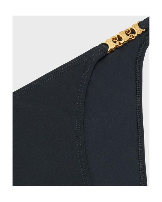 Céline Blue Triomphe Swimsuit Bottom