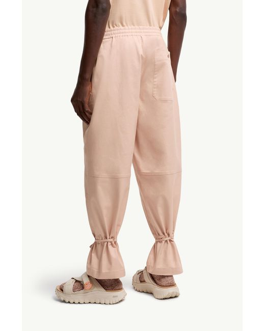 Moncler Natural X Gilga Farm By Donald Glover Cotton Gabardine Trousers for men