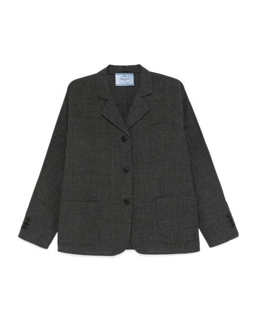 Prada Gray Stuoia Jacket