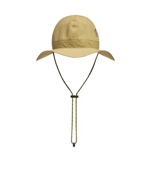 Moncler Metallic Wide Brim Bucket Hat