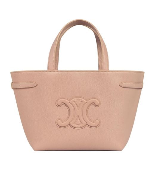 【CELINE】MINI CABAS ANAIS CUIR TRIOMPHE ミニ カバ アナイス Women's Mini cabas Anais cuir Triomphe in grained calfskin