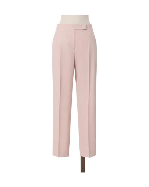 Max Mara Pink Mxmossido Tailored Pants