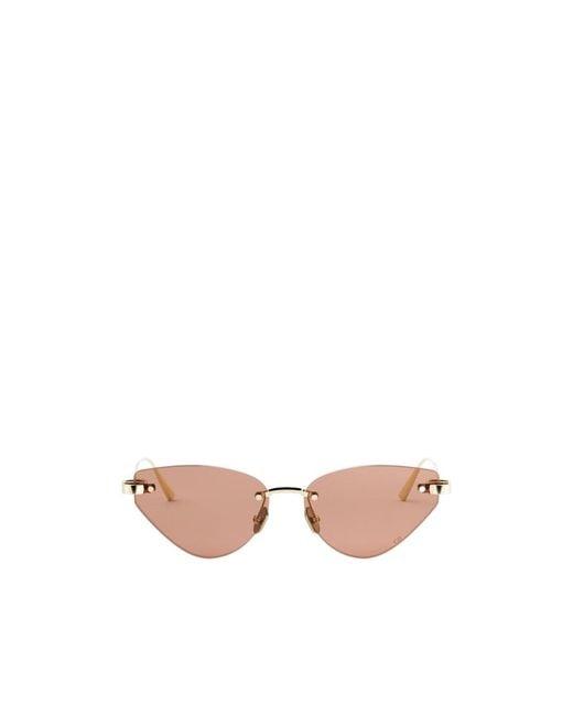 Dior Pink Eyewear C Butterfly Frameless Sunglasses for men