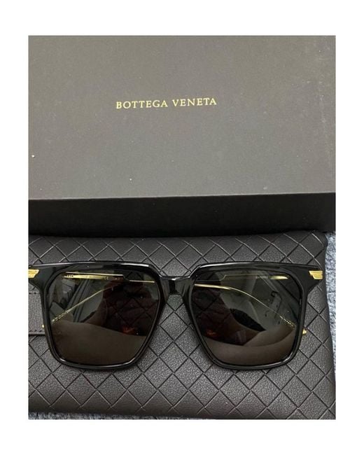 Bottega Veneta Metallic Bv1006S Square-Frame Sunglasses for men