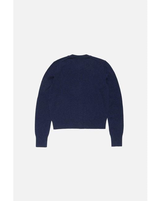 Acne Blue Buttoned Cardigan