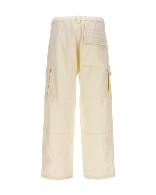 Stone Island Natural Logo-Patch Cargo Pants for men