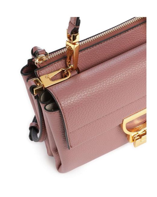 Coccinelle Pink Top Handle Shoulder Bag