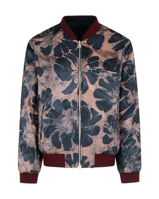 Dries Van Noten Blue Long Sleeve Jacket for men