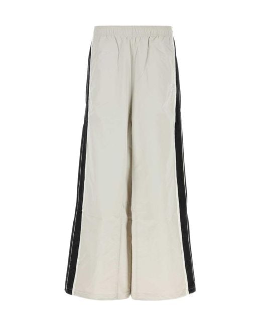 Vetements White Wide Leg Pants for men