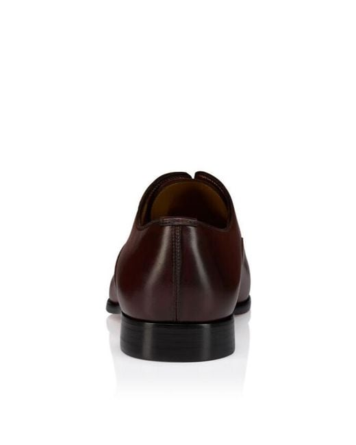 Christian Louboutin Brown Alpha Ii Round-Toe Loafers for men
