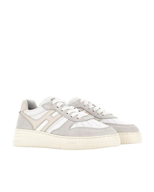 Hogan White H630 Casual Sports Shoes