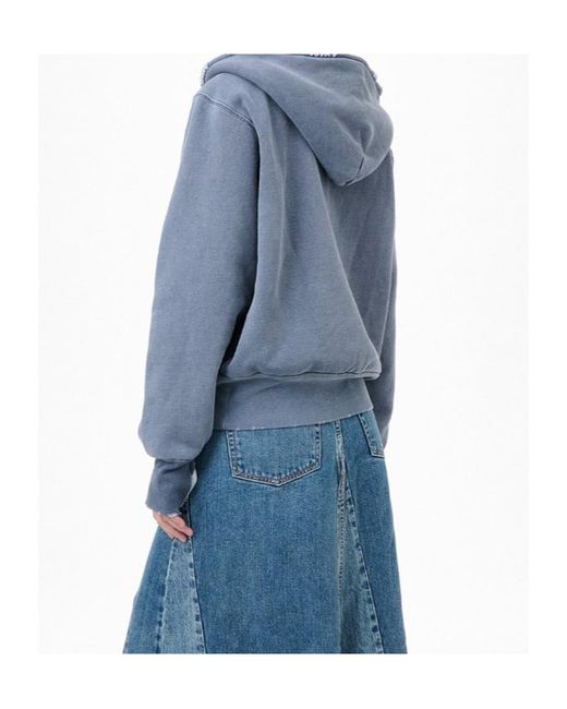 Our Legacy Blue Relic Distressed Hoodie