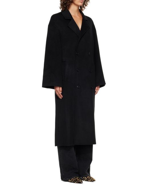Loulou de Saison Black Borneo Long Coat