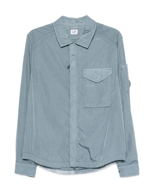 C P Company Blue Utility Jacket for men