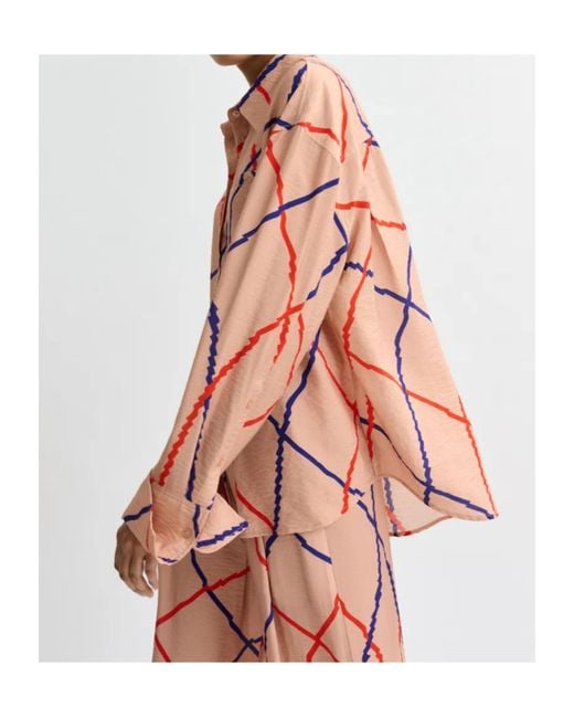 Essentiel Antwerp Pink Long-Sleeved Shirt