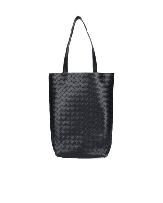 Bottega Veneta Black Classic Intrecciato Tote Bag for men