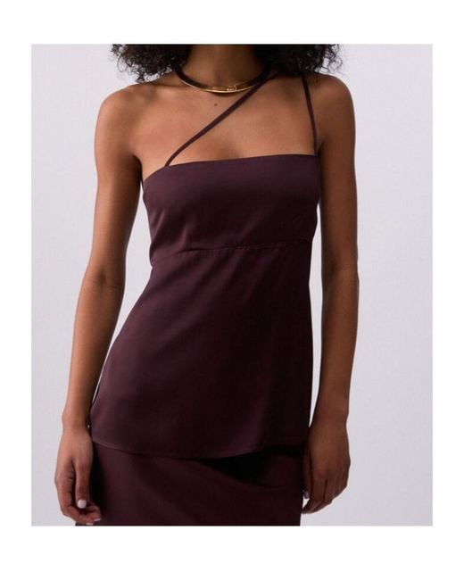Liu Jo Purple Halterneck Sleeeless Top