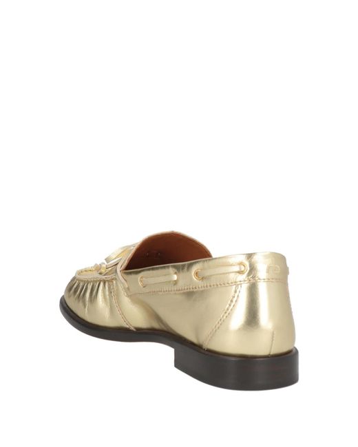 Rag & Bone Natural Metallic Flat Shoes