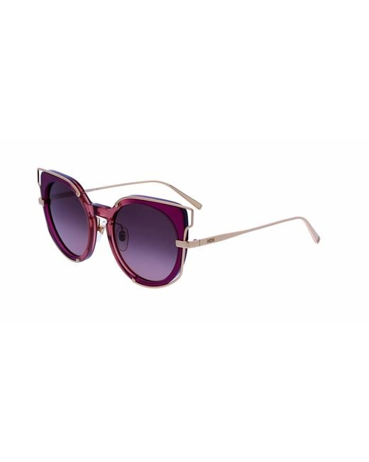 MCM Purple Round Sunglasses