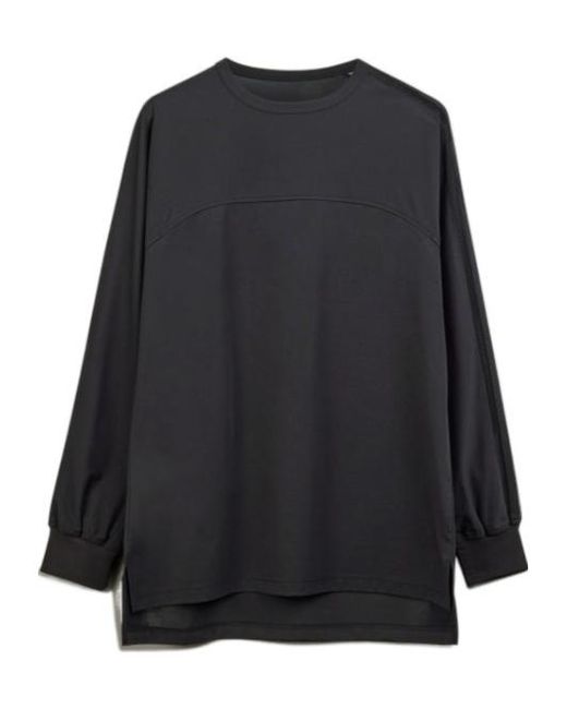 Y-3 Mesh Stripes Long Sleeve Tee in Black for Men | Lyst