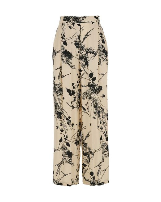 Semicouture Natural Pattern Casual Pants