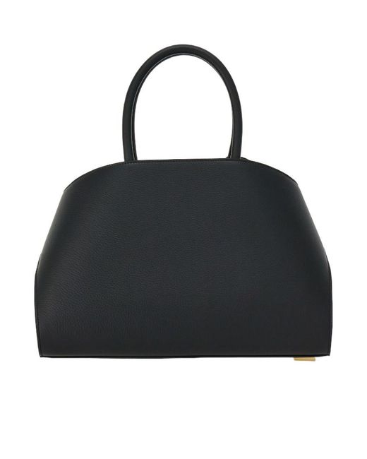 Ferragamo Black Ferragamo Hug Logo Printed Tote Bag
