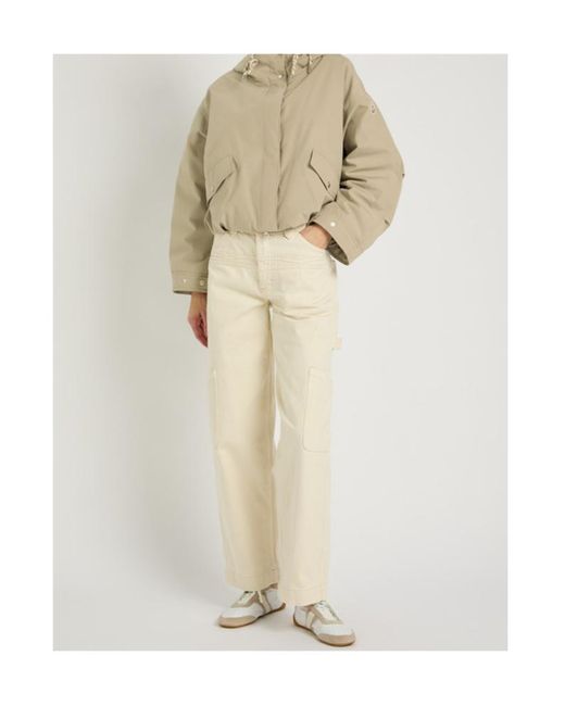 Moncler Natural Eucalyptus Padded Hooded Shell Jacket