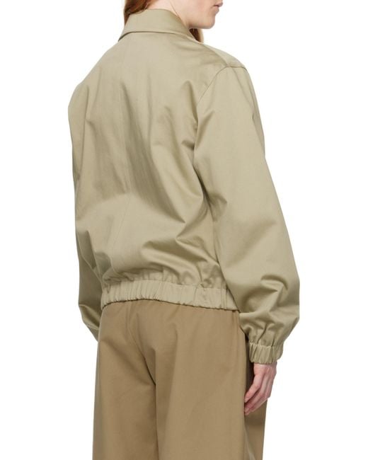 AMI Green Ami De Coeur-Plaque Jacket for men