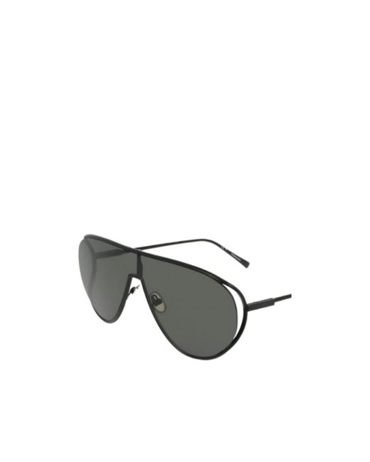 Ferragamo Gray Geometric Frame Sunglasses