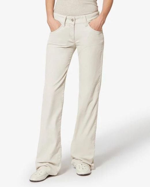 Isabel Marant White Kelly Pants