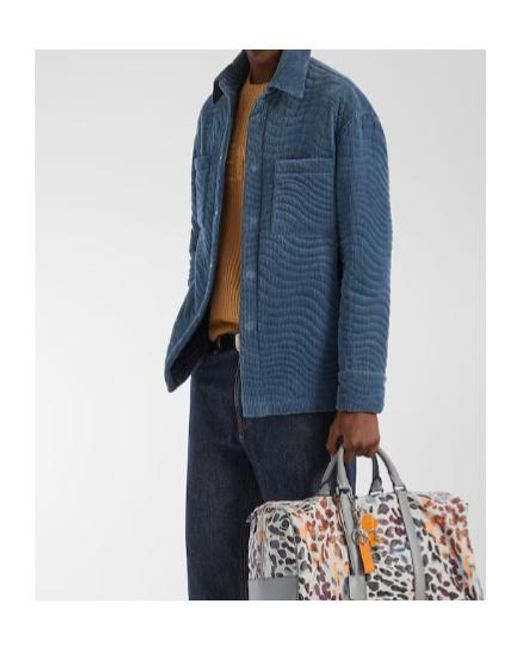 Fendi Blue Blouson for men