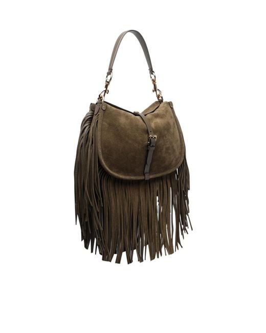 Etro Brown Flap Shoulder Bag