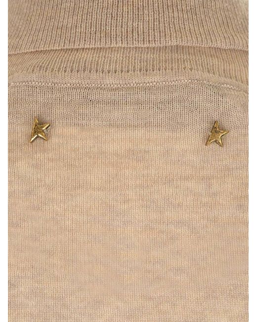 Golden Goose Deluxe Brand Natural High-Neck Jumper