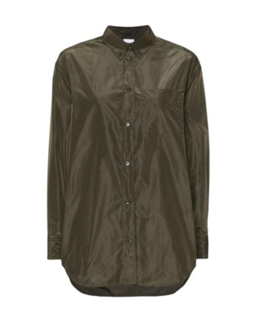 Aspesi Green Taffeta Shirt