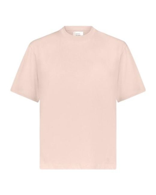 Loulou de Saison Pink Telanto Lds Boxy Fit T-Shirt