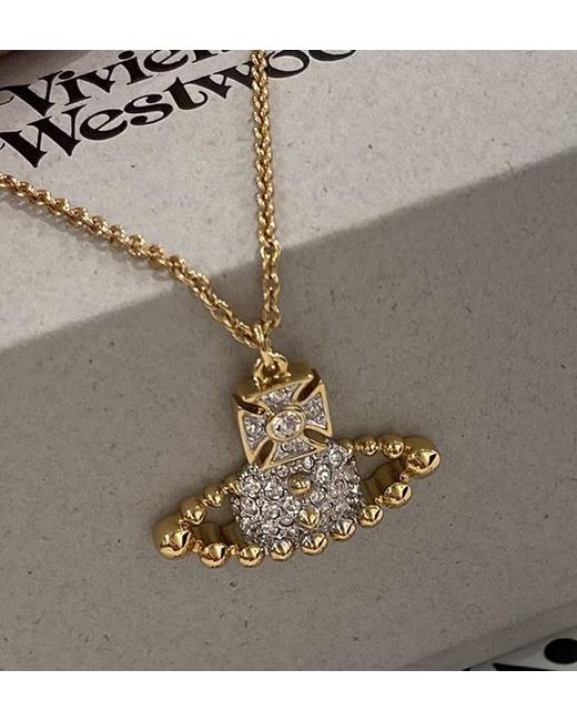 Vivienne Westwood White Logo Pendant Bracelet