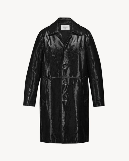 Saint Laurent Black Coat for men