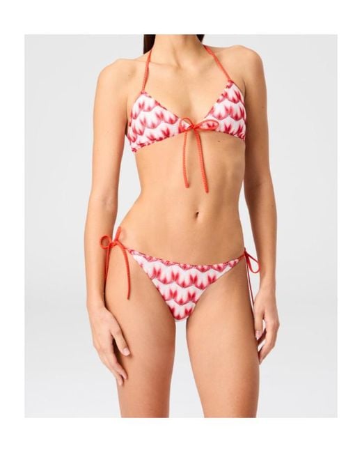 Missoni Red Printed Bikini