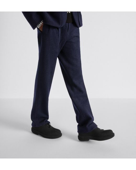 Dior Blue Pleated Pants for men