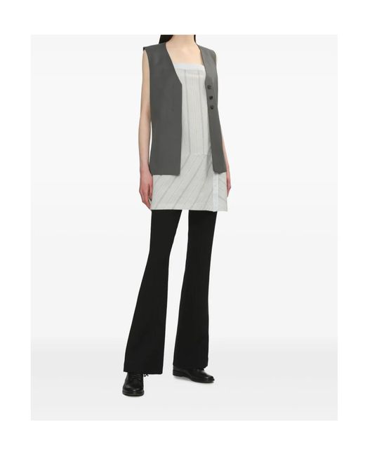 Low Classic Black Flared Trousers