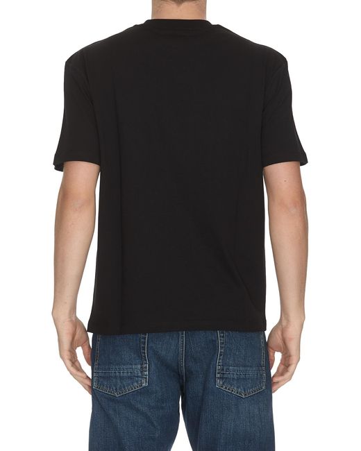 McQ Alexander McQueen Black Mcq Letter Printed Short-Sleeved T-Shirt for men