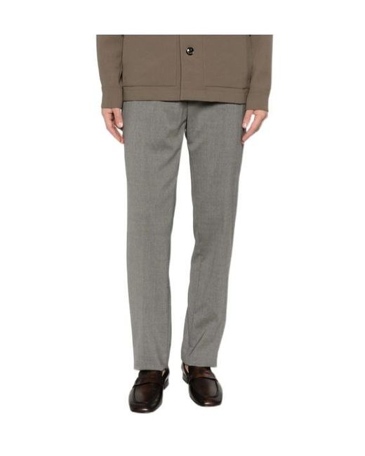 Dondup Gray Casual Pants With Belt Loops for men
