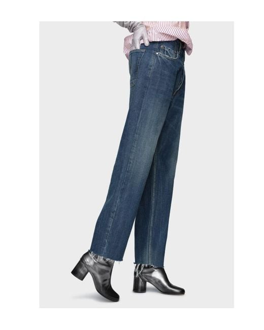 Maison Margiela Blue Straight-Leg Denim Jeans