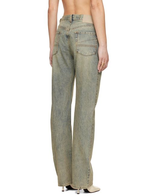 Entire studios Gray Slem Straight-Leg Jeans