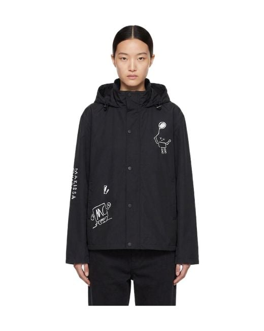 Marissa Chiara Black Hooded Jacket
