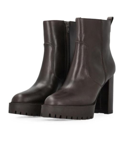 Pinko Black Platform Ankle Boots