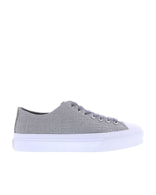 Givenchy White Logo Casual Shoes for men