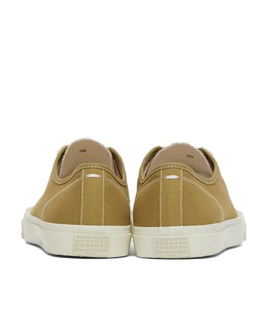 Maison Margiela Green Tabi Sneakers